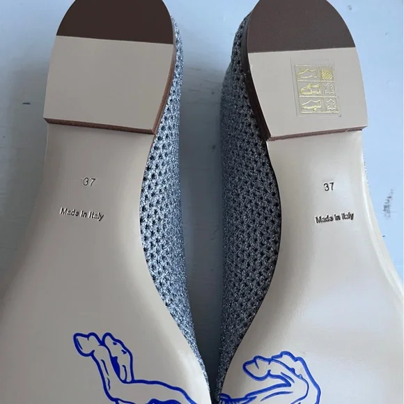 BURBERRY Mesh Ballerina Flat Size 37 - Picture 10 of 14